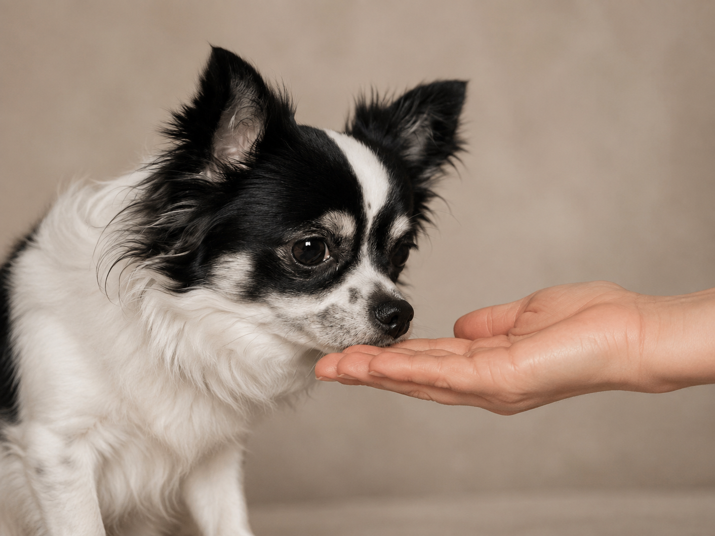 Pfoten Plan Übung 11: Handtouch